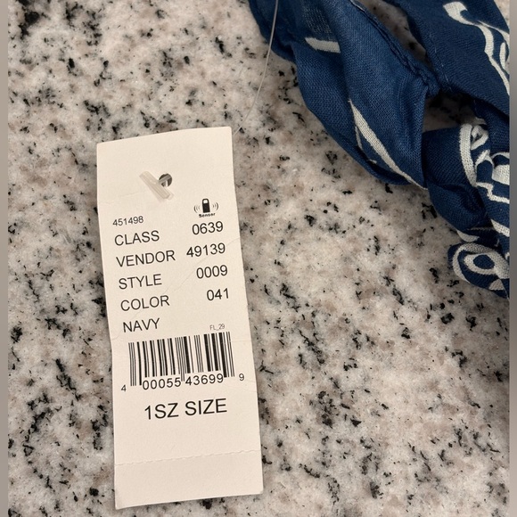 NWT PacSun Blue Paisley Bandana Headband Y2K Western Core Coquette Hair Scarf - Picture 5 of 10